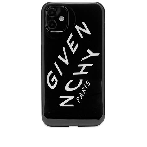 Black Refracted Logo iPhone 11 Case by Givenchy on Sale